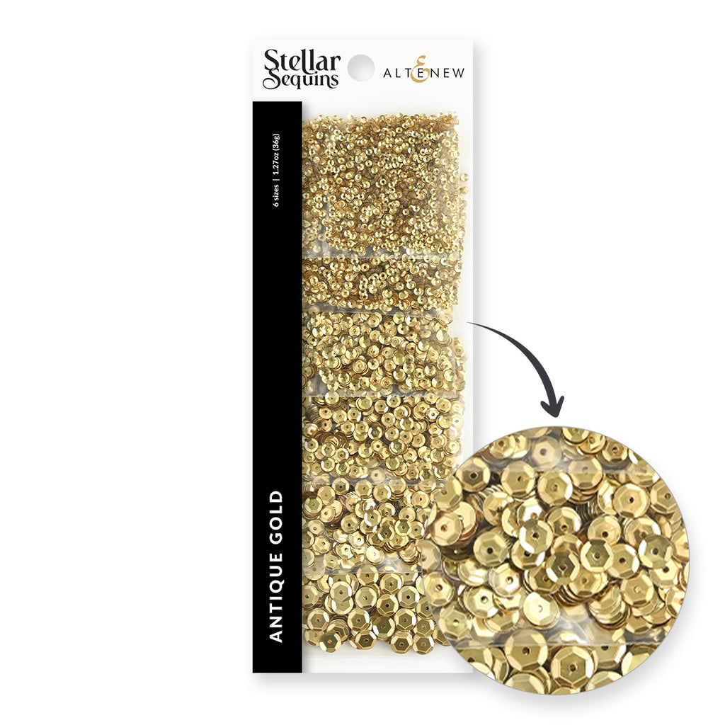 Altenew Antique Gold Stellar Sequins alt10620