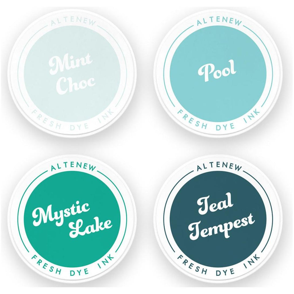 Altenew Aqua Island Fresh Dye Ink Pad Set