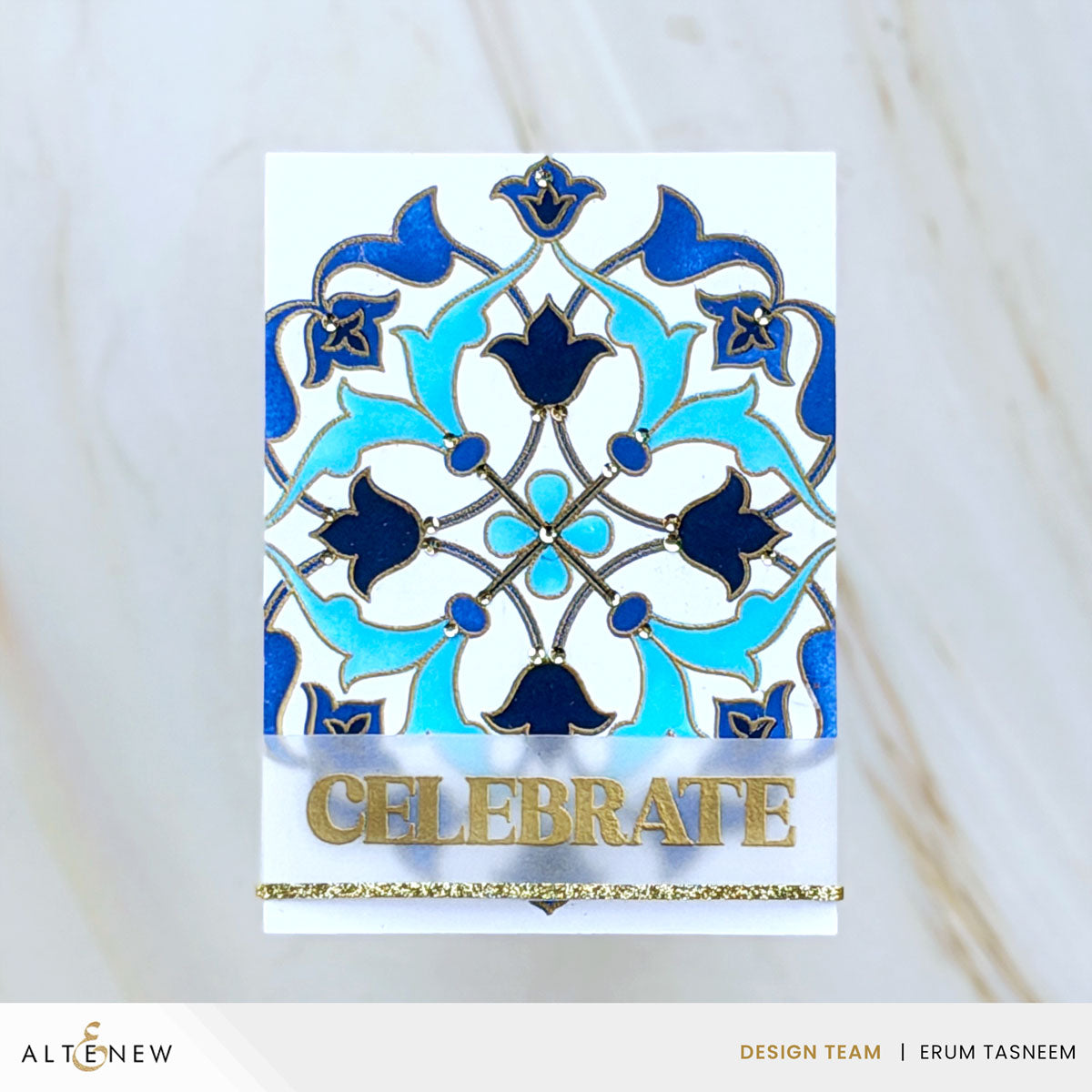 Altenew Arabesque Medallion Builder Stencils alt11406 celebrate