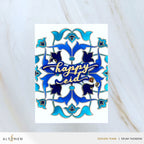 Altenew Arabesque Medallion Clear Stamps alt11430 happy eid
