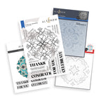 Altenew Arabesque Medallion Stamp Die Folder and Stencil Set