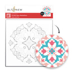 Altenew Arabesque Medallion Stamp Die Folder and Stencil Set image 4