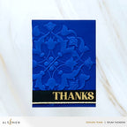 Altenew Arabesque Medallion Stamp Die Folder and Stencil Set thanks