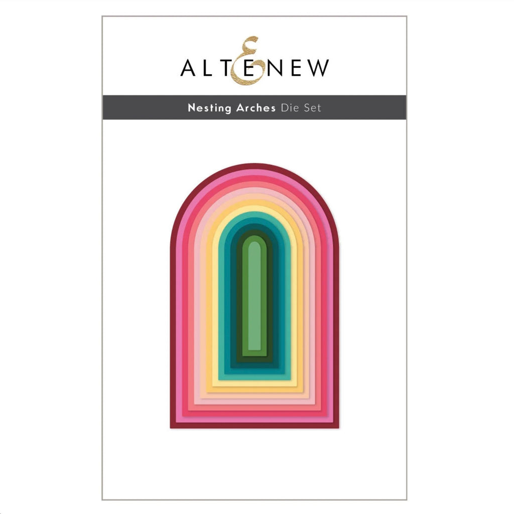 Altenew Arched Sentiments Clear Stamp and Nesting Arches Die Set product image 2
