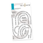 Altenew Arched Sentiments Clear Stamps alt11627