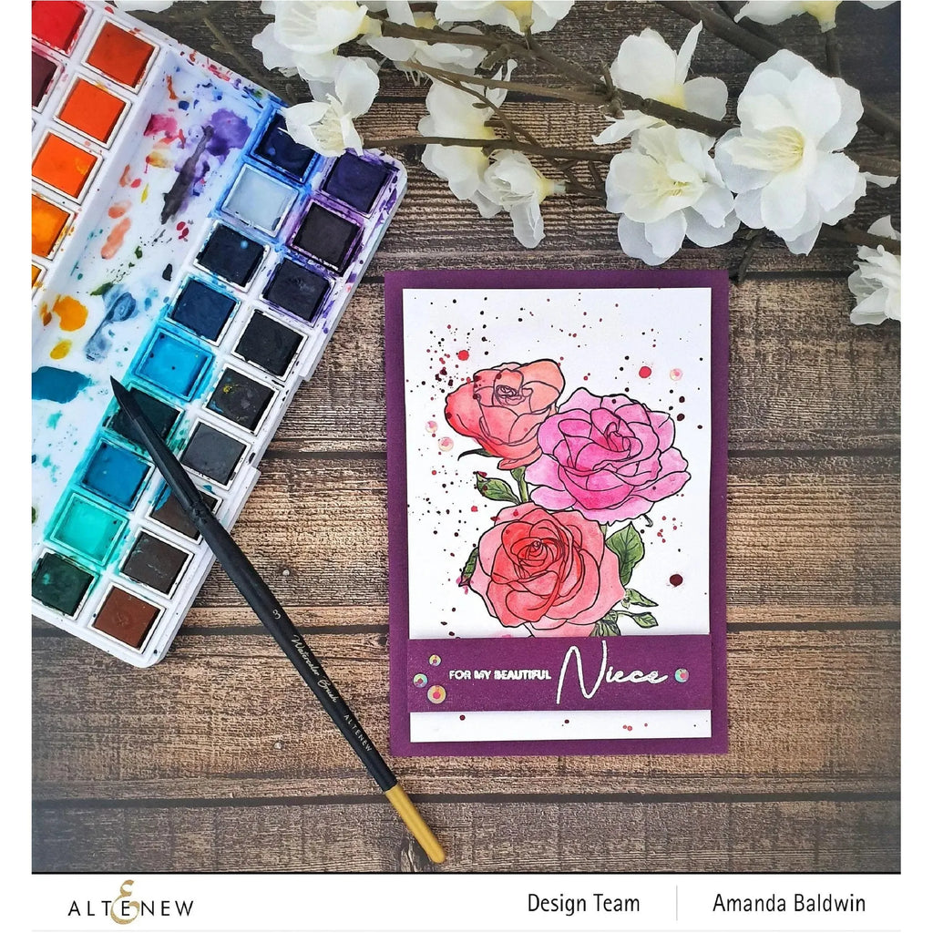 Altenew Artists Watercolor Brushes Round alt4414 paint