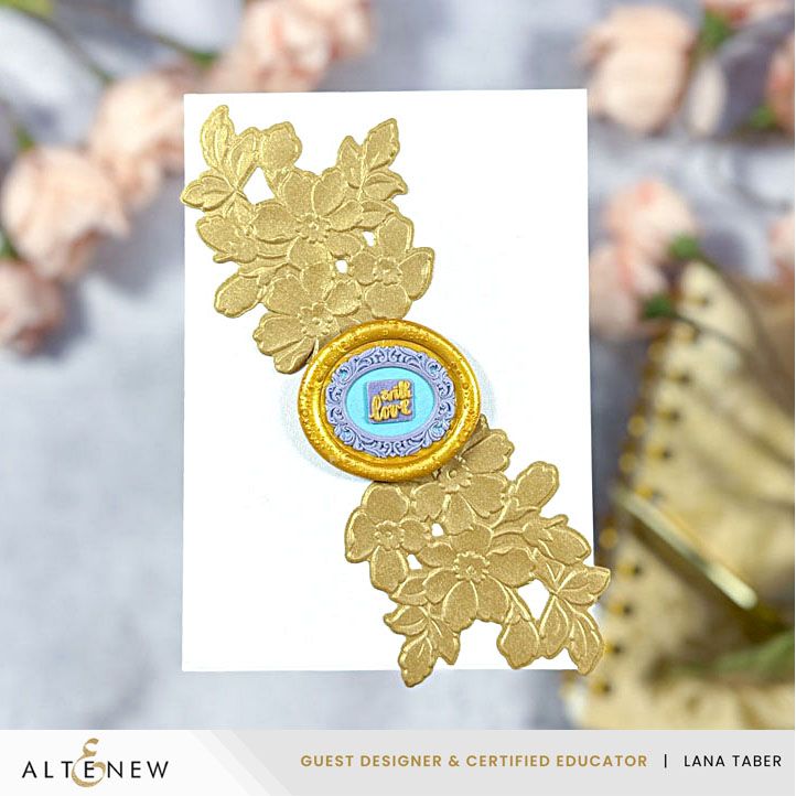 Altenew Baroque Embrace Wax Seal Stamp alt11158 with love