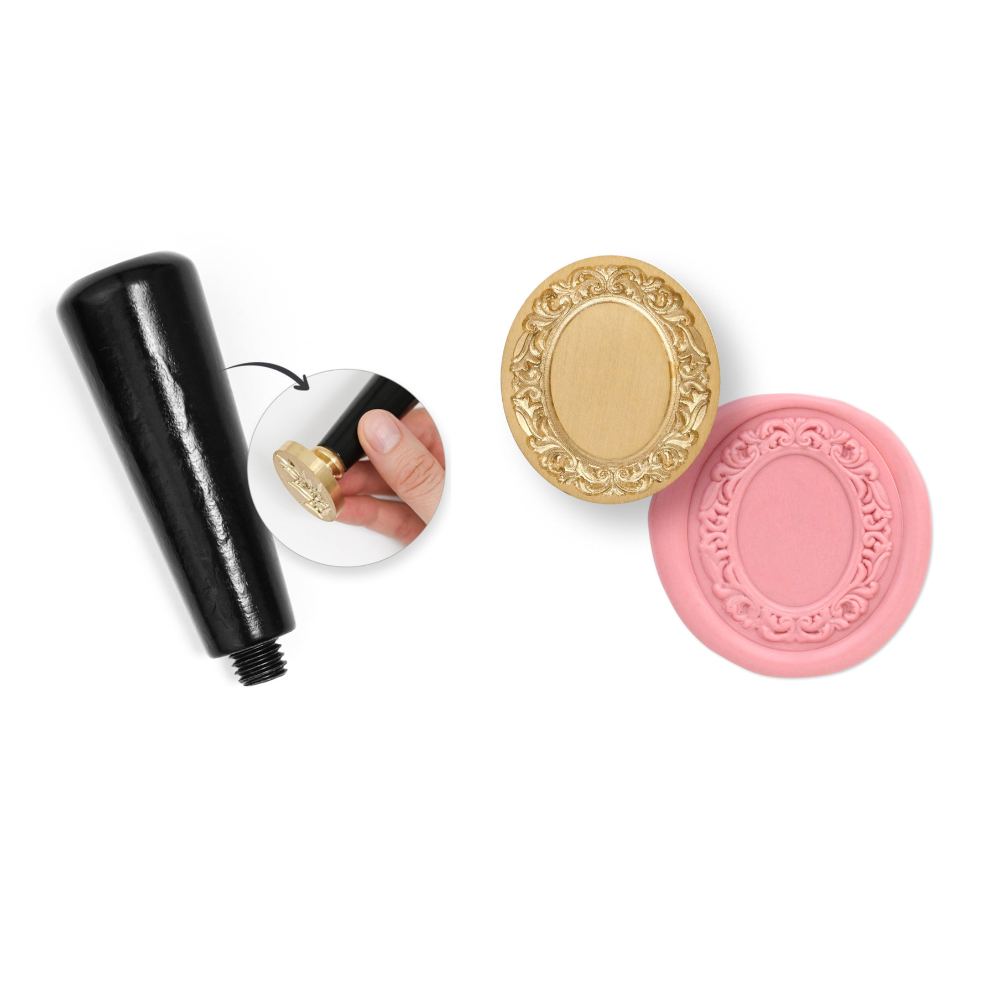 Altenew Baroque Embrace Wax Seal Stamp and Wax Stamp Handle Set