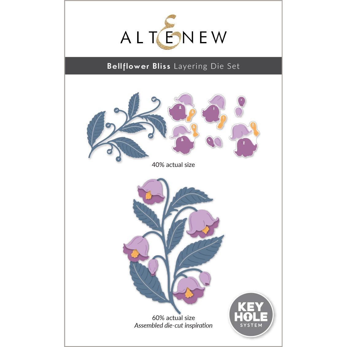 Altenew Bellflower Bliss Layering Dies alt10875