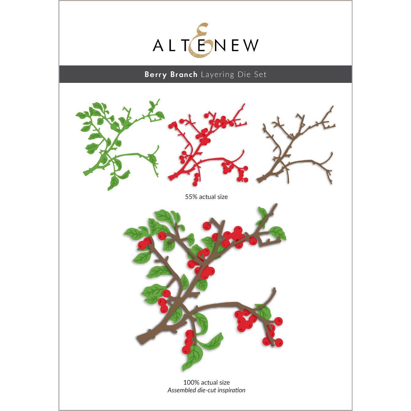 Altenew Berry Branch Layering Dies alt10401