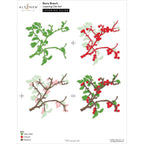 Altenew Berry Branch Layering Dies alt10401 layering guide