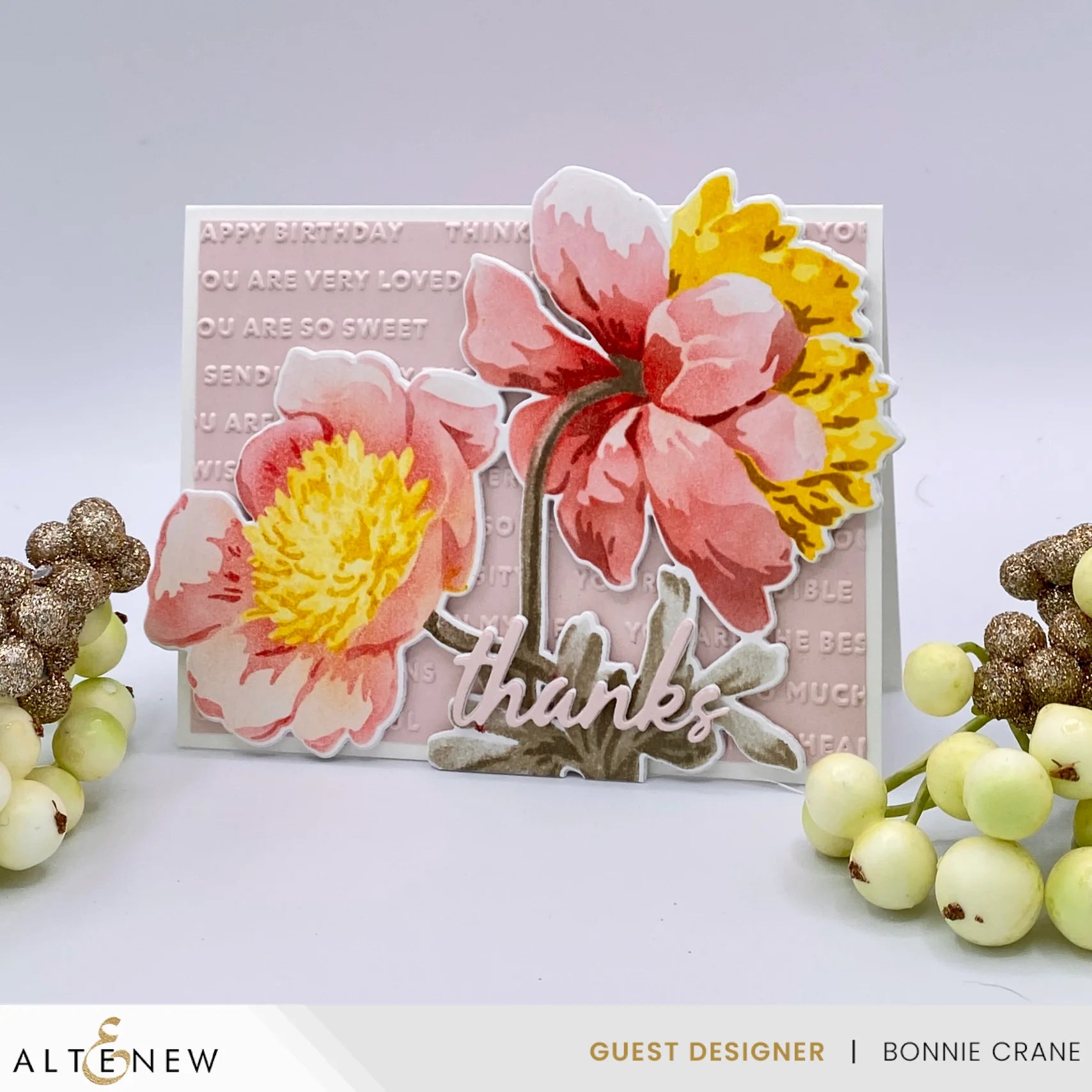 Altenew Berry Mocha Fresh Dye Ink Pad alt8418 thanks
