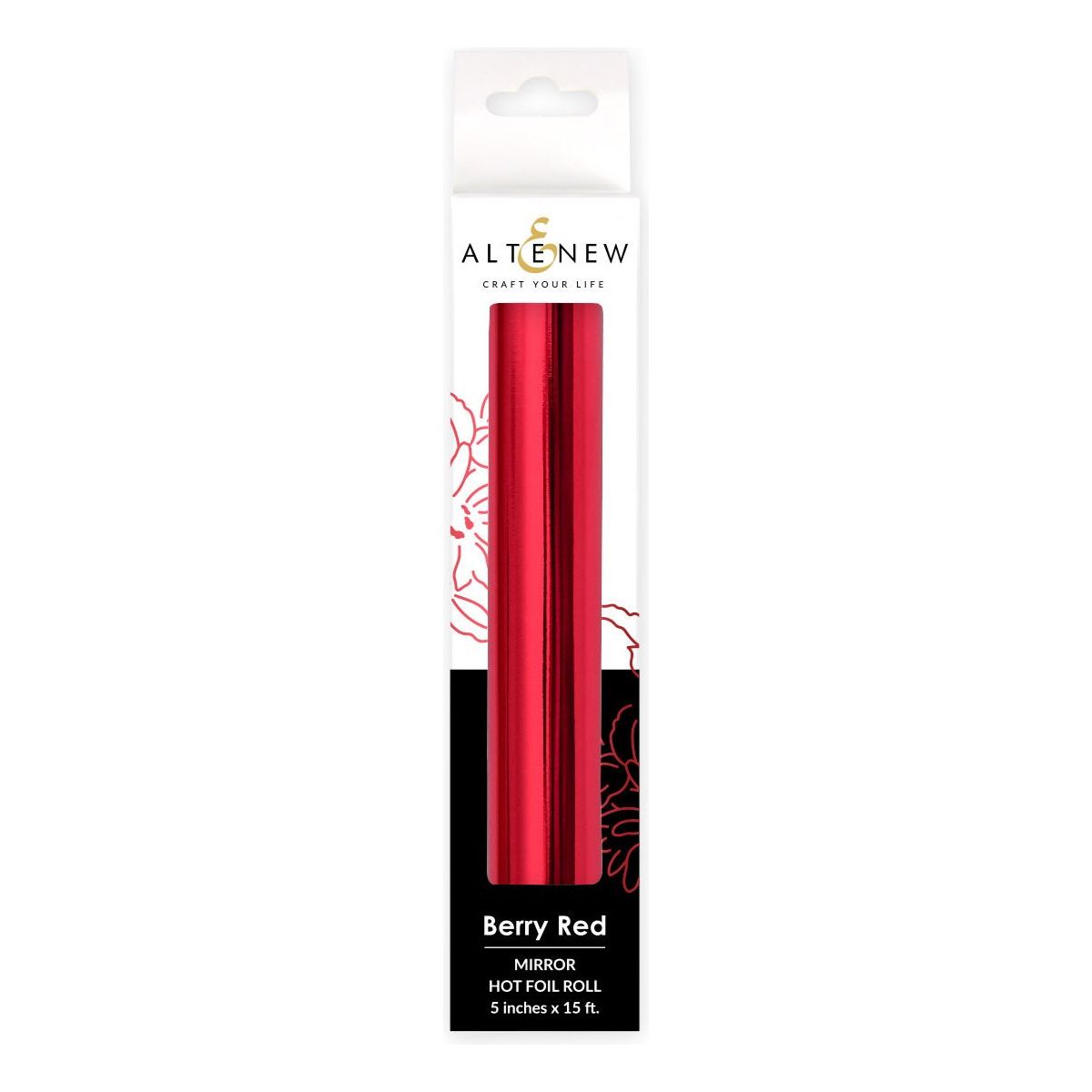 Altenew Berry Red Mirror Hot Foil Roll alt8598