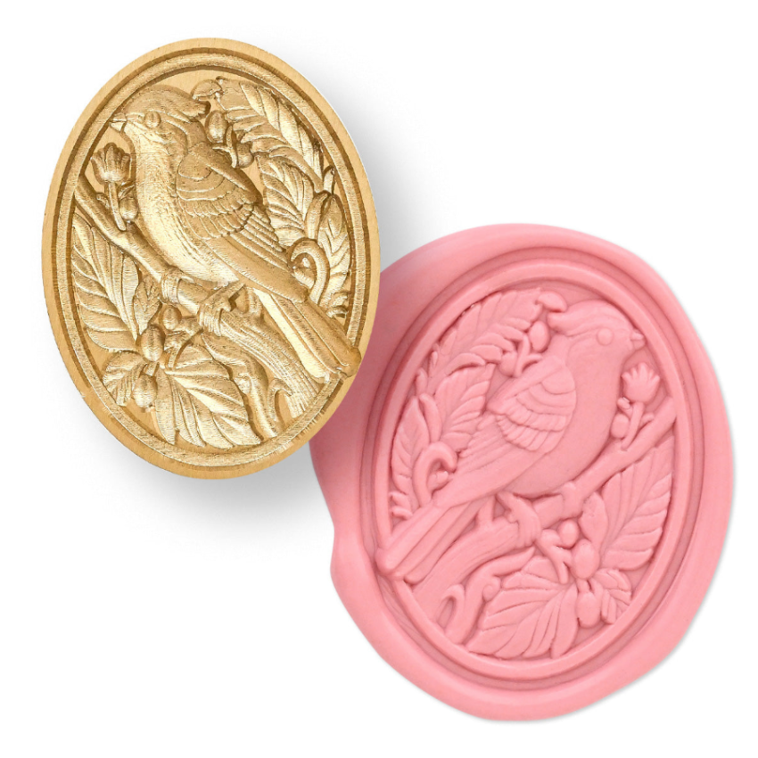 Altenew Berrywood Bird Wax Seal Stamp and Wax Stamp Handle Set image 2