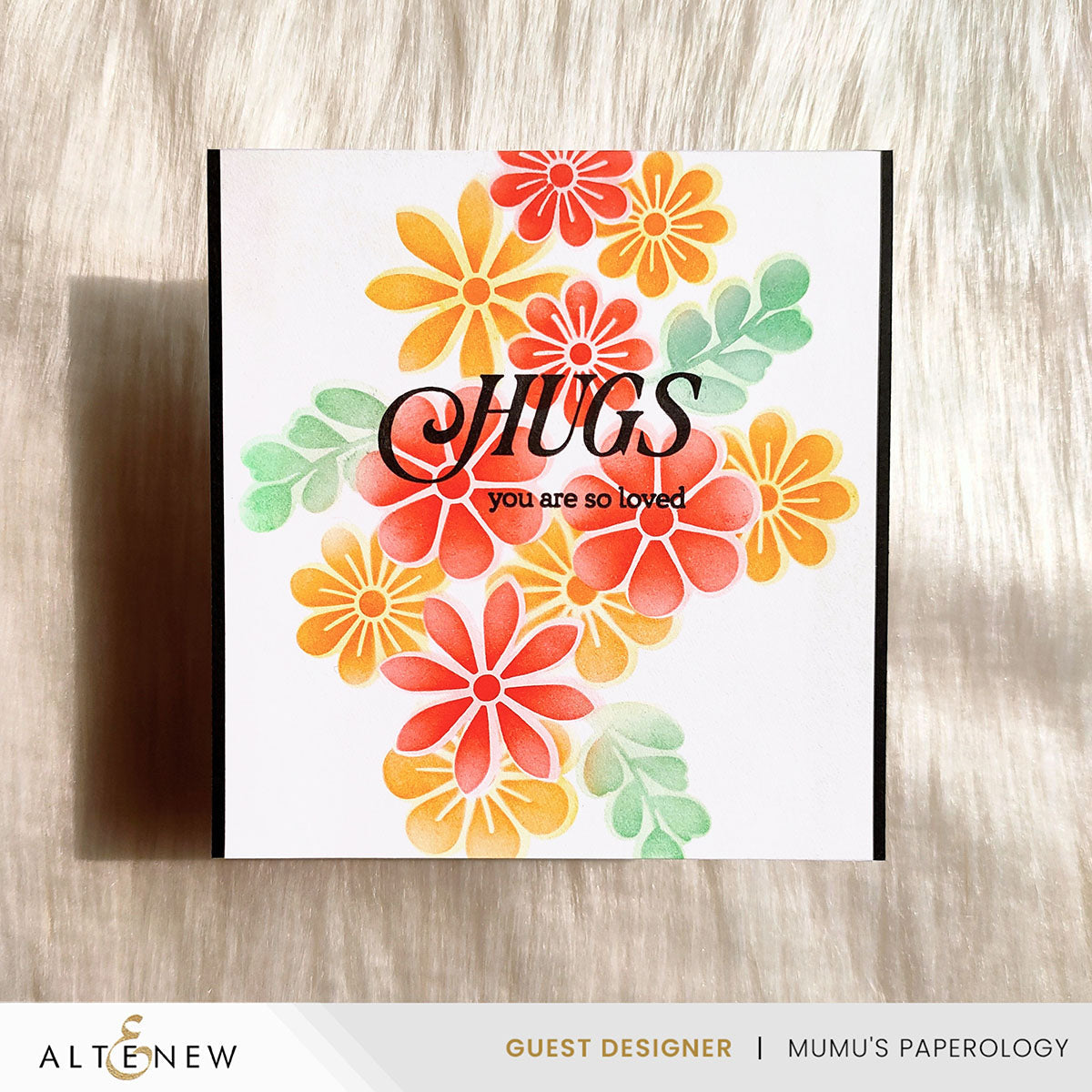 Altenew Bloom Cookies Layering Stencils alt10363 hugs