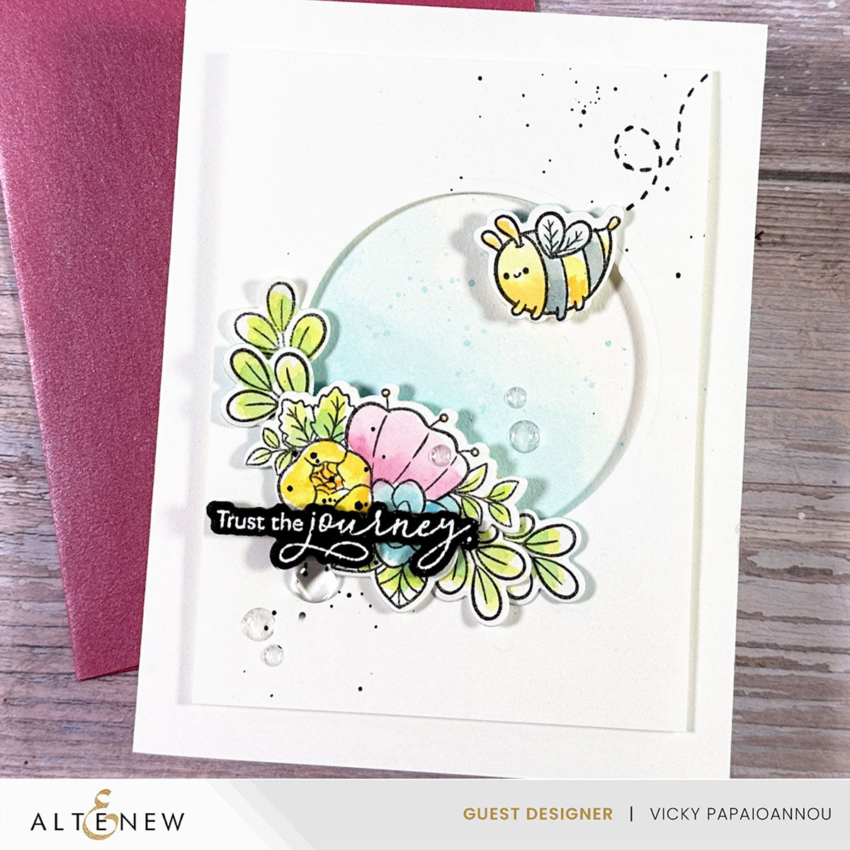 Altenew Bloom and Evolve Clear Stamp and Die Set