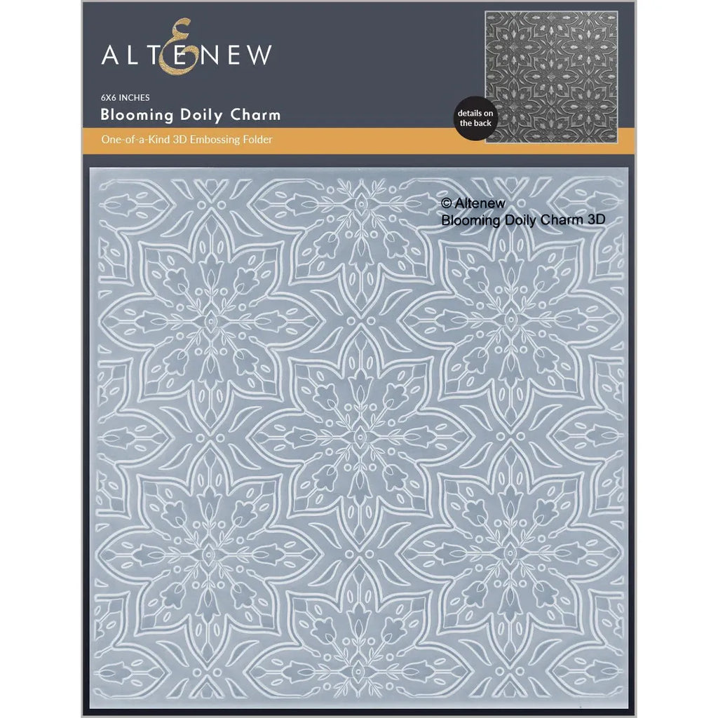 Altenew Blooming Doily Charm 3D Embossing Folder alt10817