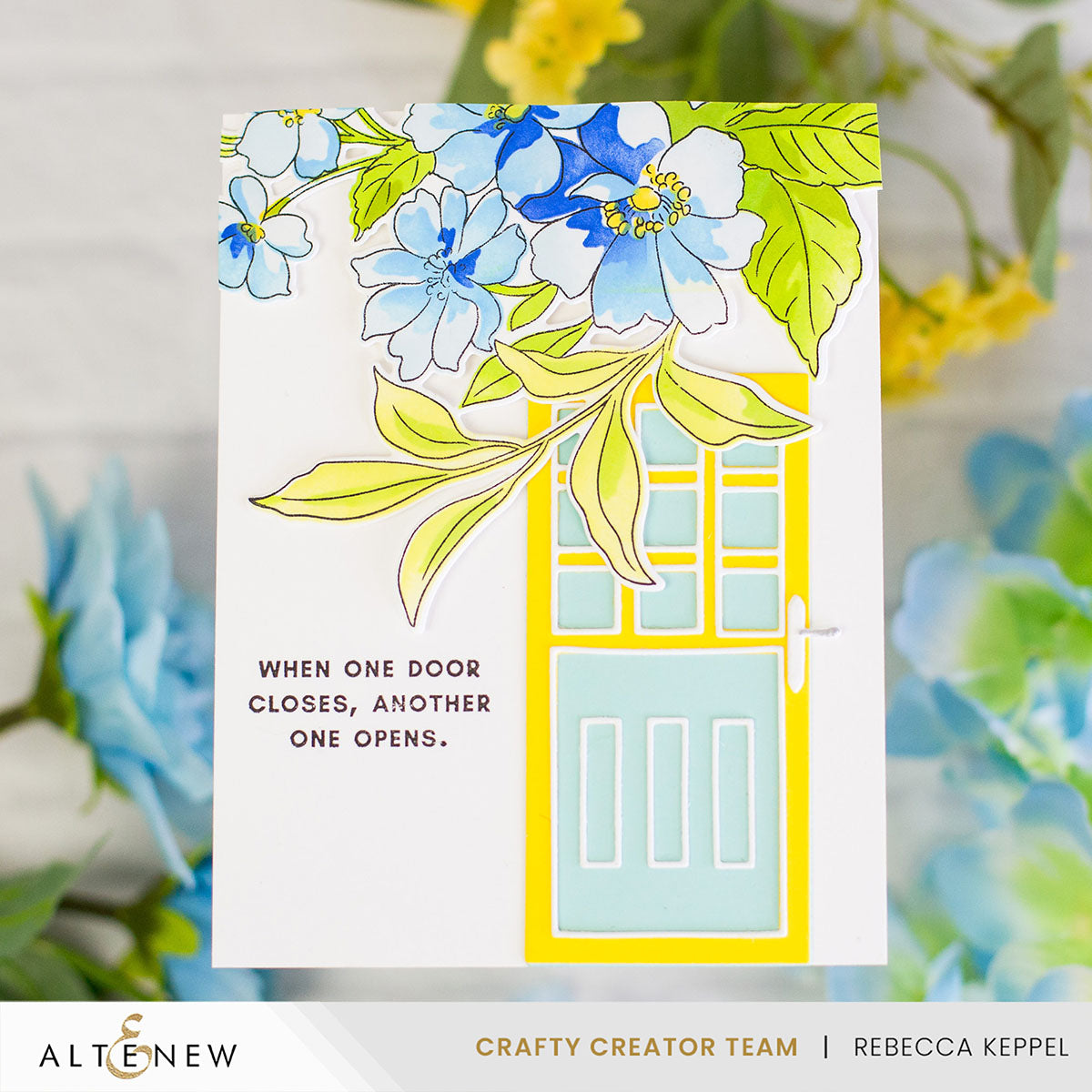 Altenew Blue Horizon Fresh Dye Ink Pad alt10123 open door
