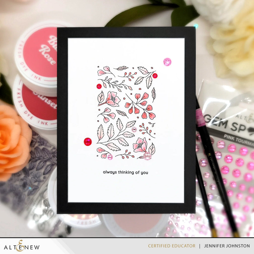 Altenew Blush Rose Fresh Dye Ink Pad alt10078 flowers