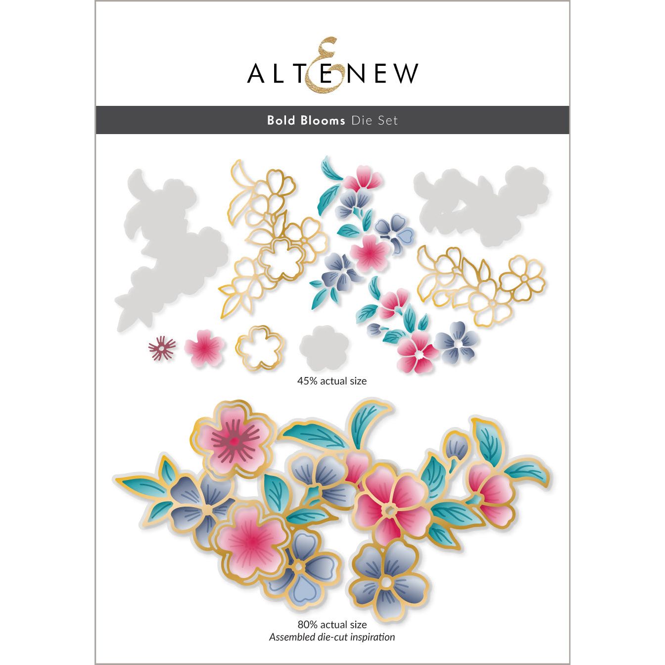 Altenew Bold Blooms Dies alt7795
