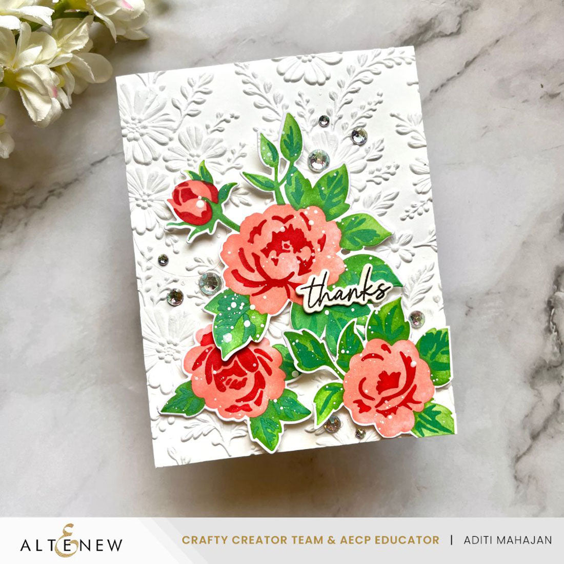 Altenew Botanical Plaid Dies alt11072 thanks