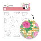 Altenew Botanical Plaid Layering Stencil and Die Set image 1