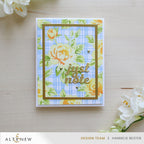 Altenew Botanical Plaid Layering Stencils alt11071 roses
