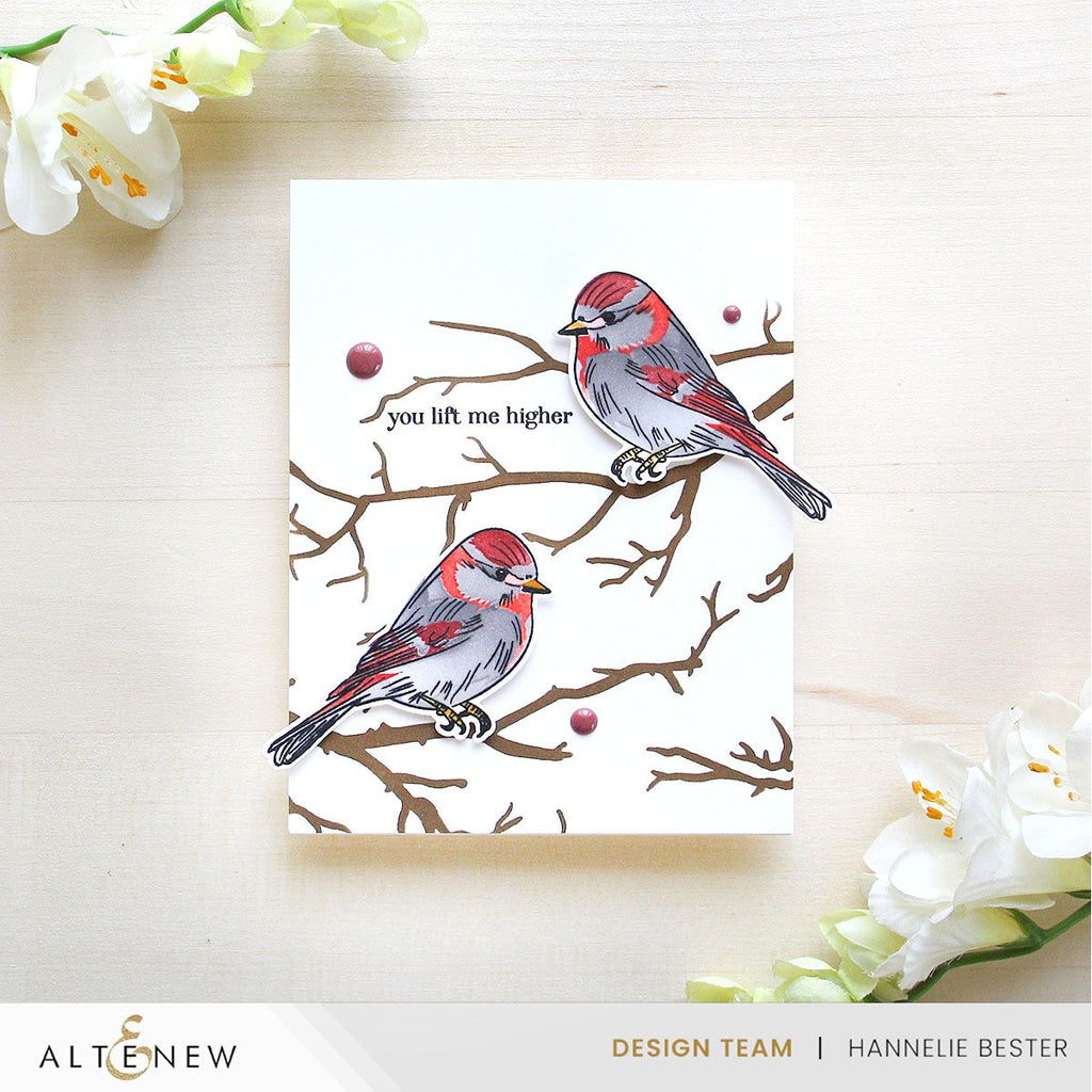 Altenew Branching Out Stencils alt11070 birds