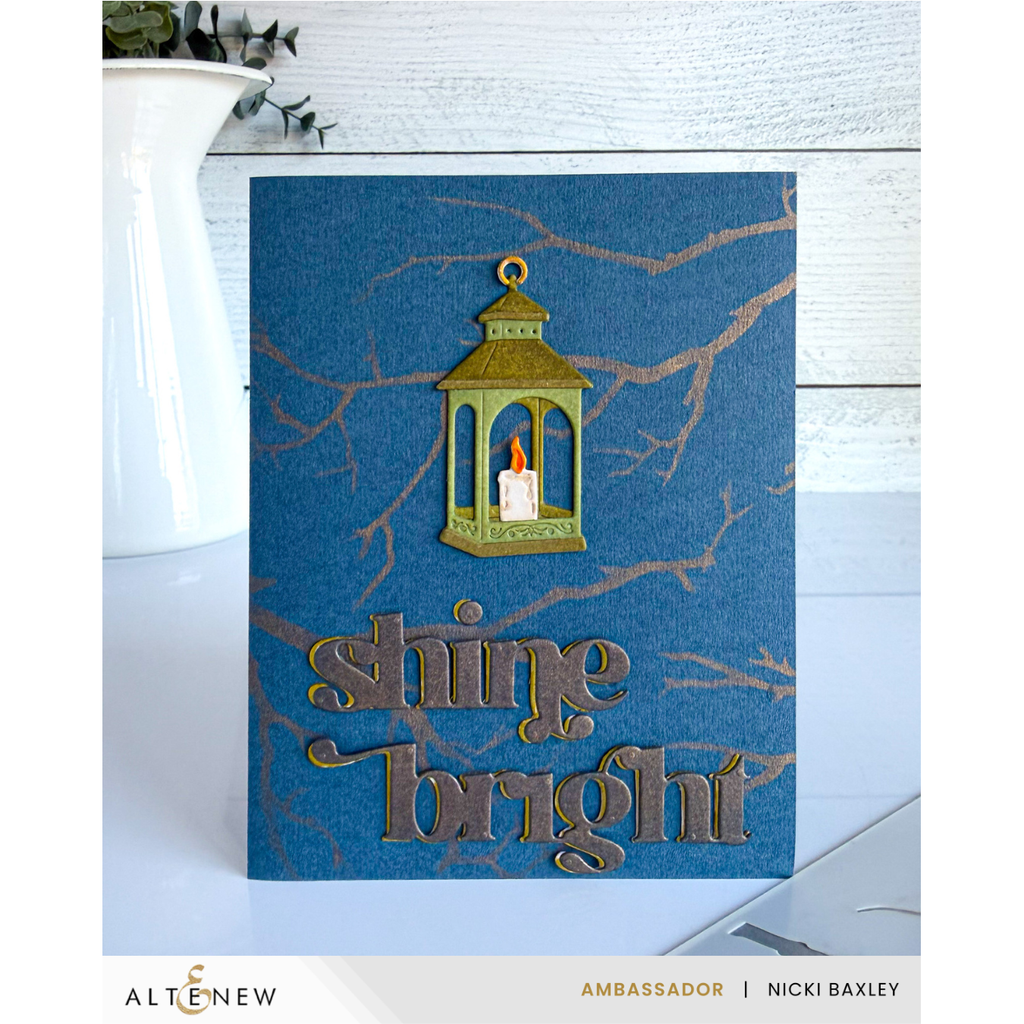 Altenew Branching Out Stencils alt11070 candle