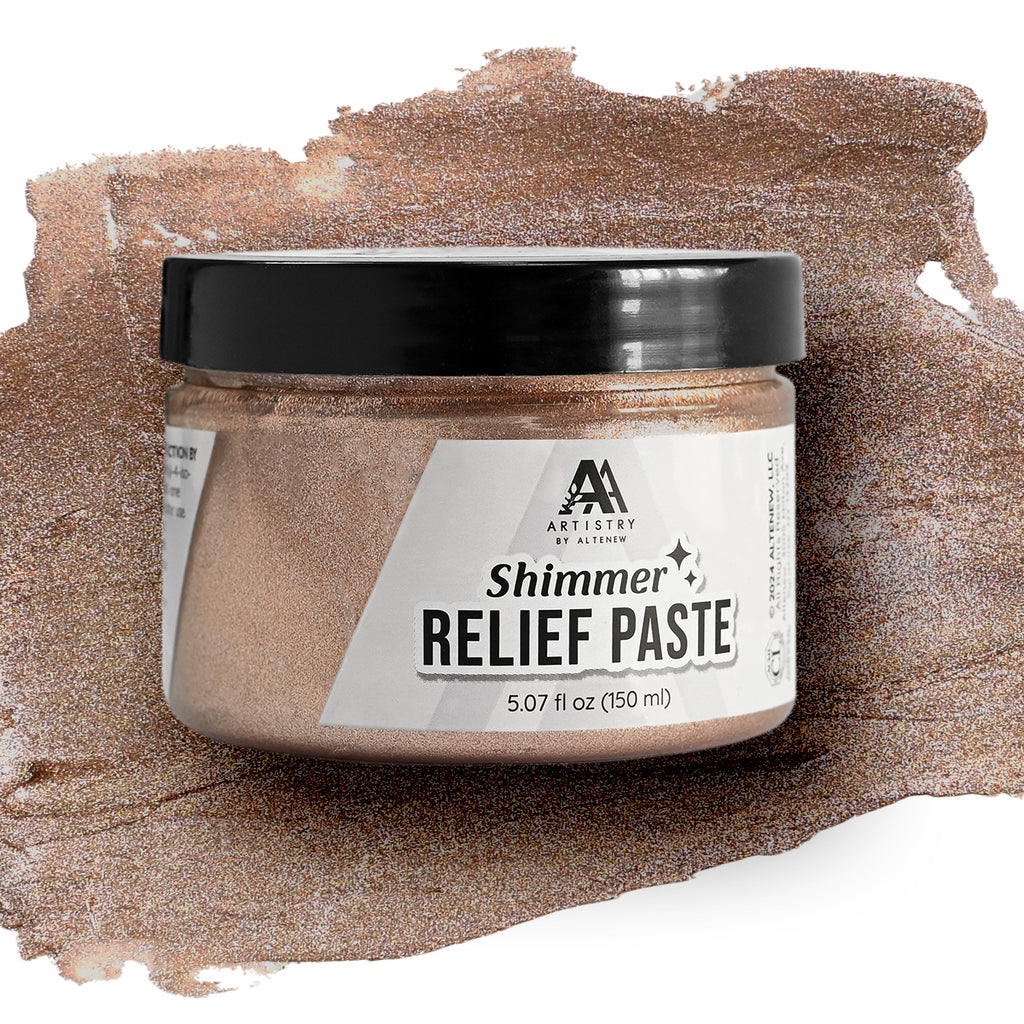 Altenew Brown Moonstone Shimmer Relief Paste alt8645