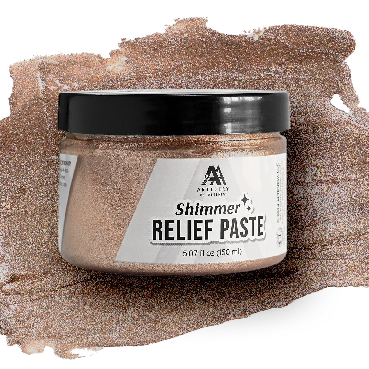 Altenew Brown Moonstone Shimmer Relief Paste alt8645