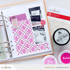 Altenew Bubblegum Dreams Fresh Dye Ink Pad Set journal
