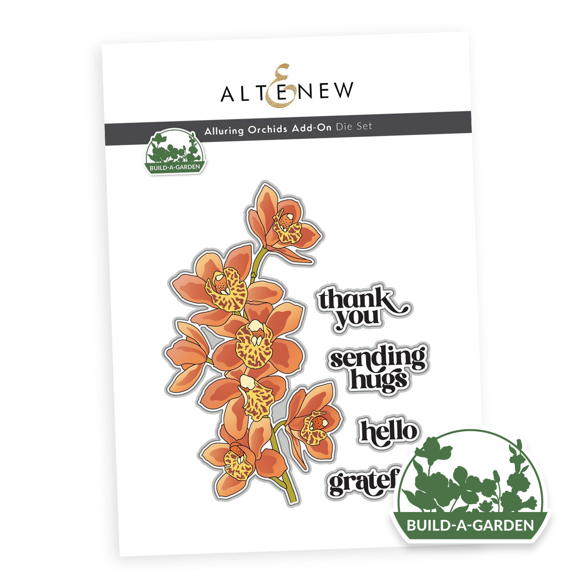 Altenew Build-A-Garden Alluring Orchids Add-on Dies alt10381