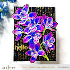 Altenew Build-A-Garden Alluring Orchids alt10382bn vibrant color