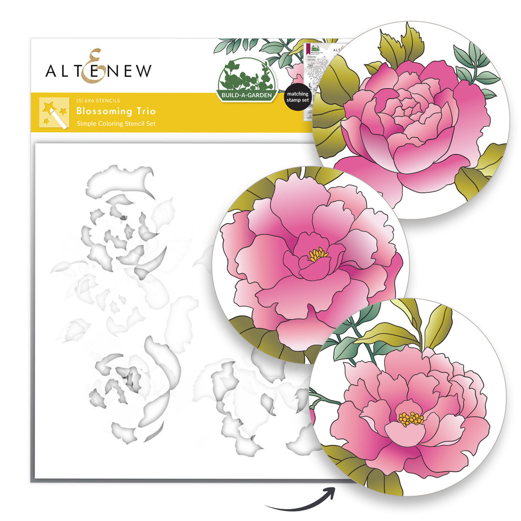 Altenew Build-A-Garden Blossoming Trio and Add-on Die Set product image 2
