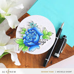 Altenew Build-A-Garden Blossoming Trio and Add-on Die Set sending hugs card