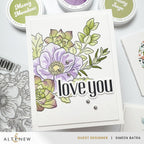 Altenew Build-A-Garden Captivating Floral Swag Add-on Dies alt10894 purple