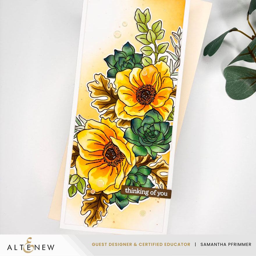 Altenew Build-A-Garden Captivating Floral Swag Add-on Dies alt10894 thinking of you