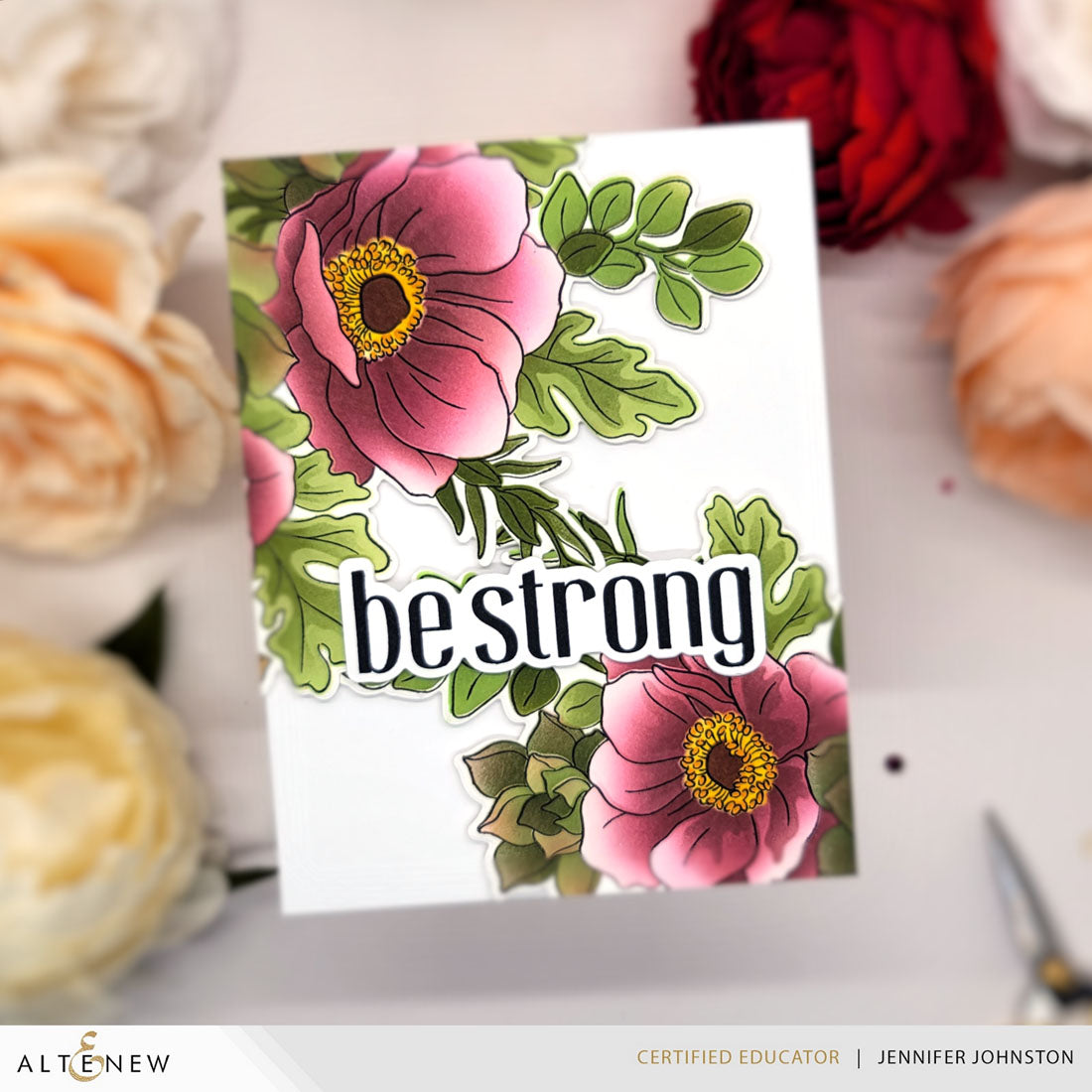 Altenew Build-A-Garden Captivating Floral Swag alt10893bn red