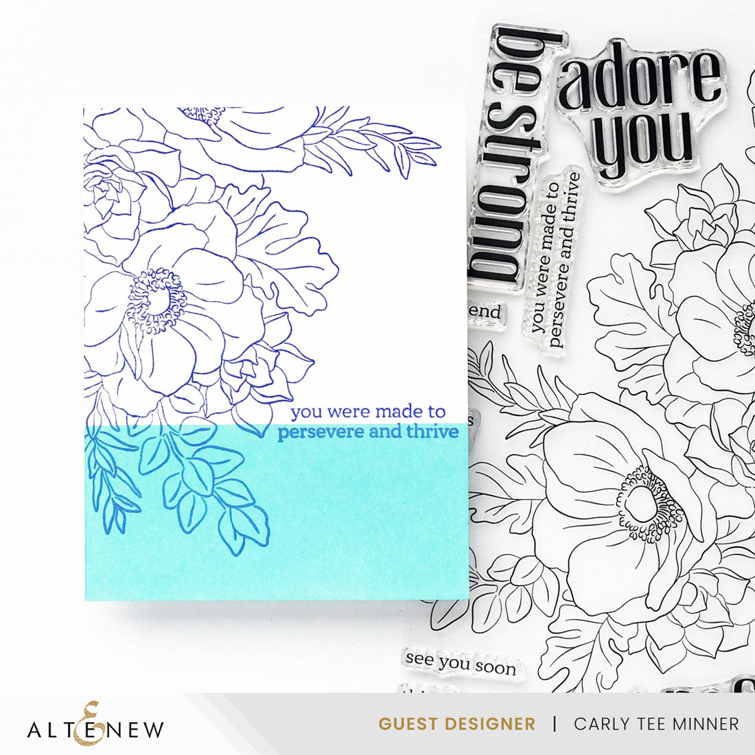 Altenew Build-A-Garden Captivating Floral Swag and Add-on Die Set thrive