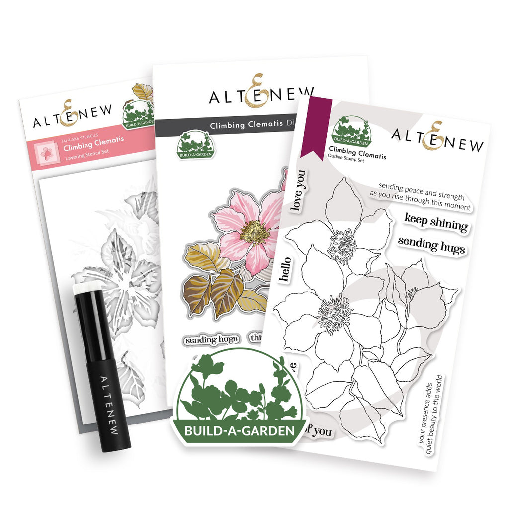 Altenew Build-A-Garden Climbing Clematis Set alt11057bn