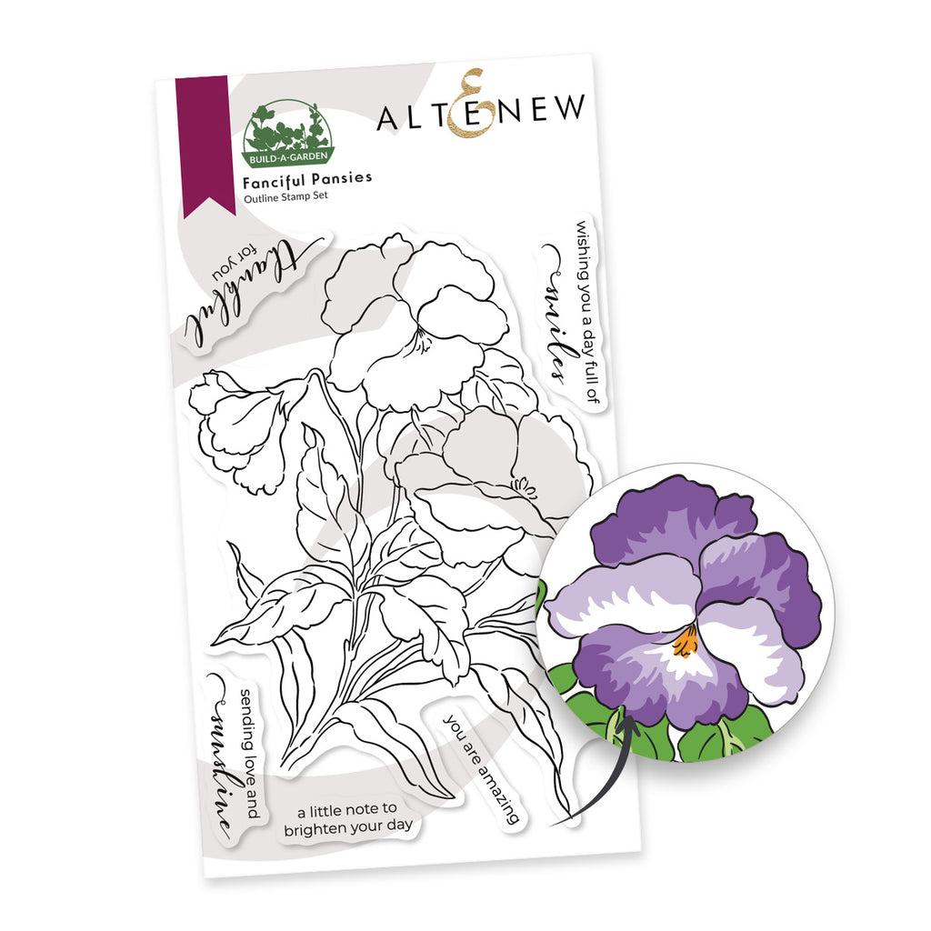 Altenew Build-A-Garden Fanciful Pansies Set alt10968bn image 1