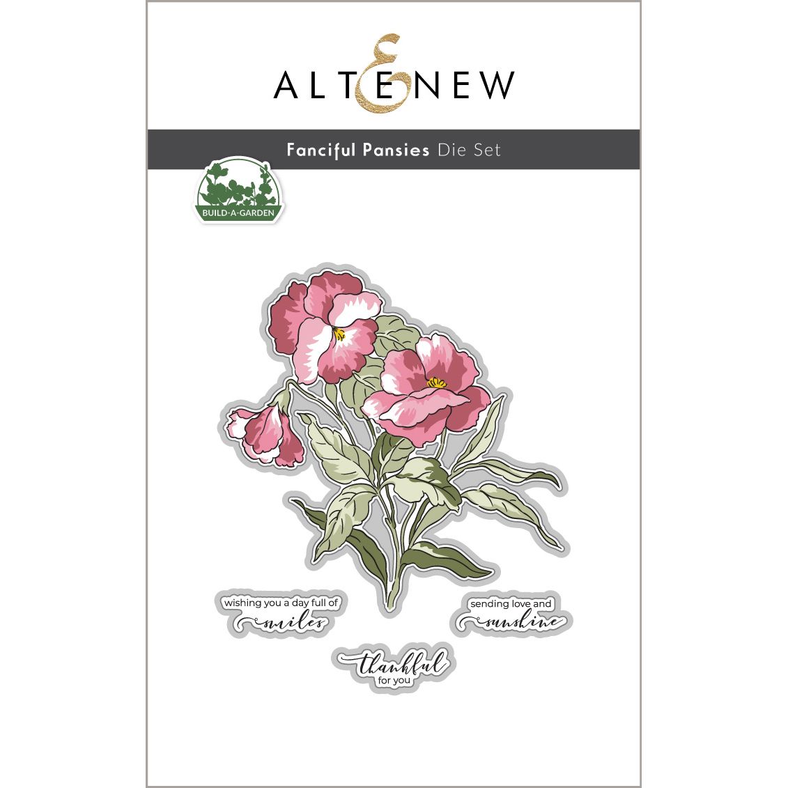 Altenew Build-A-Garden Fanciful Pansies Set alt10968bn image 3