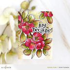 Altenew Build-A-Garden Flowering Quince and Add-on Die Set flowers