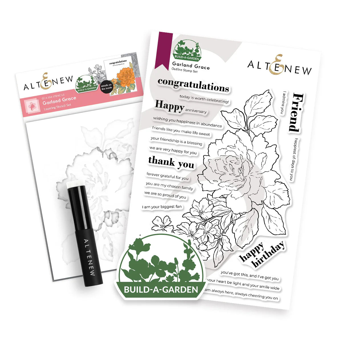 Altenew Build-A-Garden Garland Grace Set alt11312bn