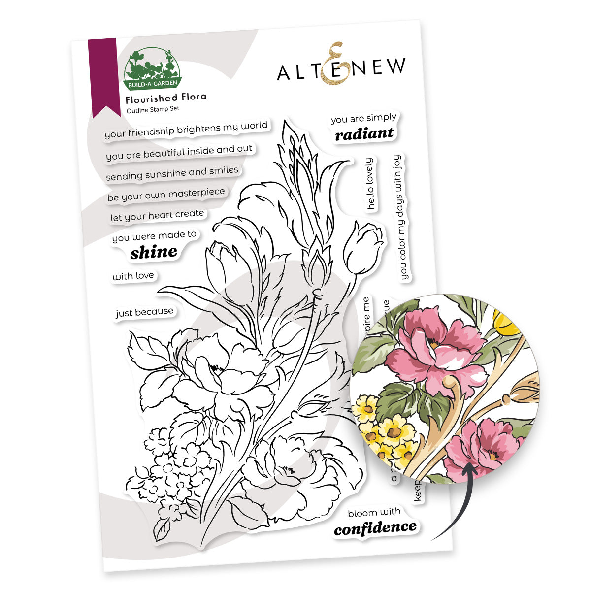 Altenew Build-A-Garden Garland Grace Set alt11312bn image 1