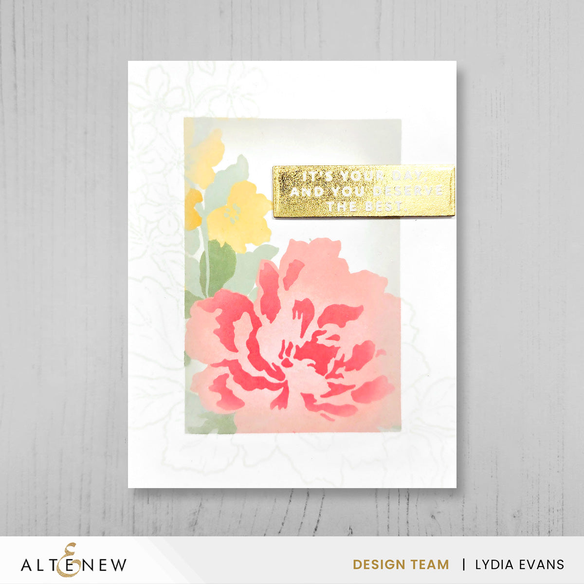 Altenew Build-A-Garden Garland Grace and Add-on Die Set flower