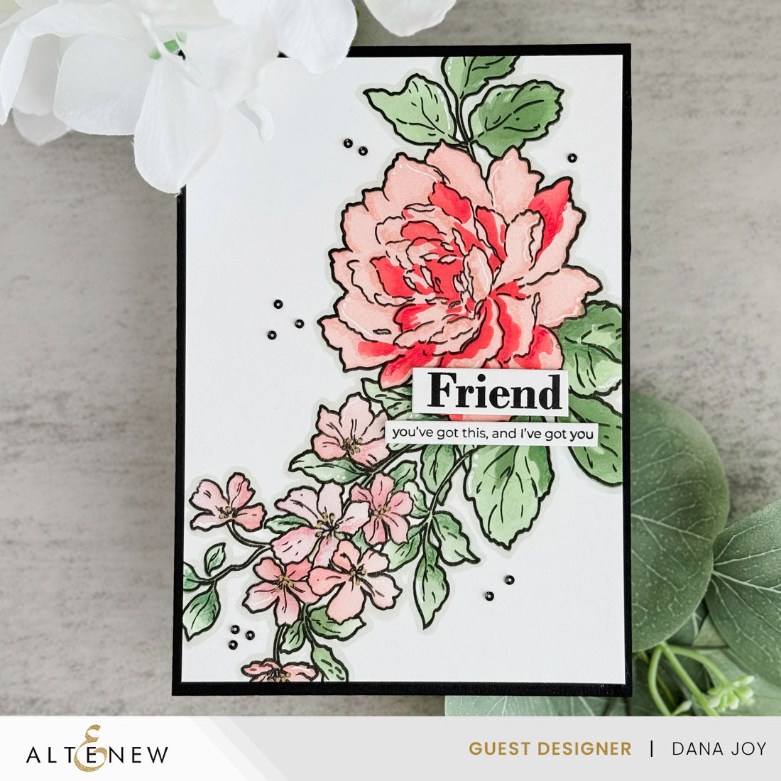 Altenew Build-A-Garden Garland Grace and Add-on Die Set friend