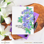 Altenew Build-A-Garden Happy Blossoms Set alt11204bn purple