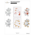 Altenew Build-A-Garden Harvest Bouquet Set alt11558bn layering guide 2